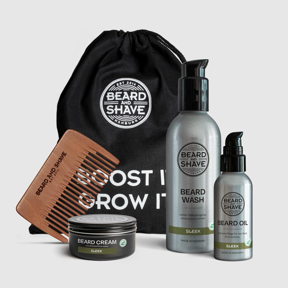 Bartpflegeset "Grooming" von Beard and Shave in der Duftrichtung Sleek