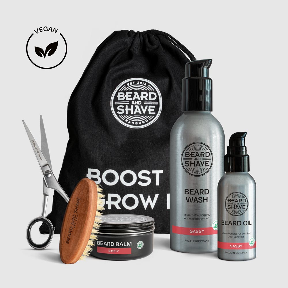 Bartpflegeset Four von Beard and Shave