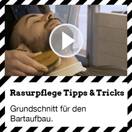 Grundschnitt für den Bartaufbau - Bart trimmen - Konturen rasieren